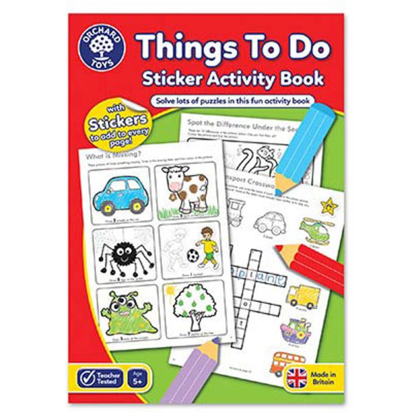 Things To Do Activity Book